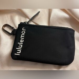 Lululemon wallet keychain card holder